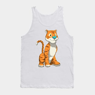 Tiger with Butterfly Tank Top